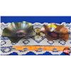 Image 1 : Décor Ruffle Edge Candy Bowls (2) Carnival Glass - Iridized (8") (SEE PICS!)