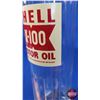 Image 4 : SHELL X-100 Pint Motor Oil Bottle (14"H x 3"Dia) (SEE PICS!)