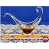 Image 1 : Chalet Glass Style Décor Bowl (7"H x 8-1/2"W x 3"D) (SEE PICS!)