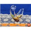Image 5 : Chalet Glass Style Décor Bowl (7"H x 8-1/2"W x 3"D) (SEE PICS!)