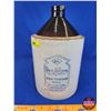 Image 1 : Stoneware Crock Jug "ROSE & LAFLAMME Soda Fountain Supplies" (13"H x 7"Dia) (SEE PICS!)