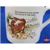 Image 5 : Medalta Potteries Nursery Rhyme Mug "The Sheep's in the Meadow The Cow's in the Corn" (3"H x 3"Dia) 