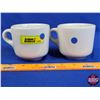 Image 2 : Medalta Hotel China Mugs (2) (3"H x 3-1/4"Dia) (SEE PICS!)