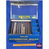 Image 3 : Store Display Storage Bin "PHILIPS AUTOMOTIVE BULBS" (c/w Bulbs) (13"H x 16"W x 8-1/4"D) (SEE PICS!)