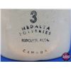 Image 3 : Medalta 3 Gallon Crock (4-1/2"H x 6-3/4"Dia) (SEE PICS!)