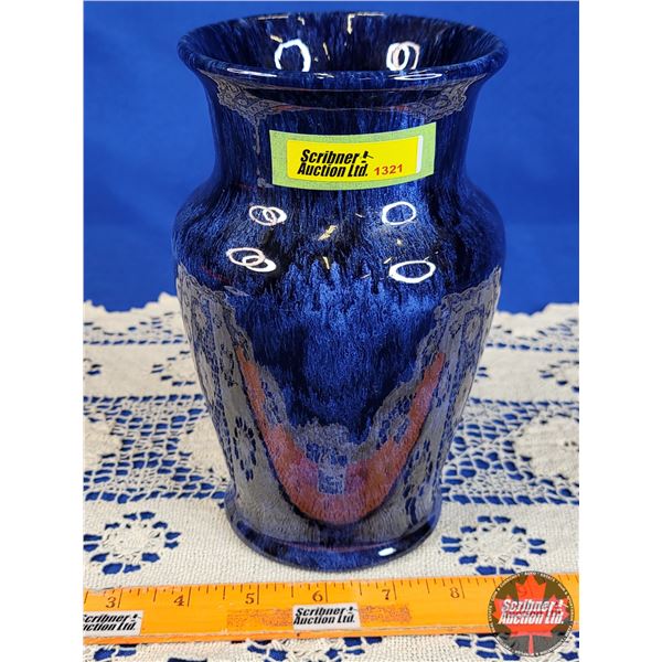 Medalta Potteries Vase (Royal Blue) (7-5/8"H) (SEE PICS!)