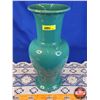 Image 1 : Medalta Potteries Vase (Green) (14"H) (Note: Painted Chips) (SEE PICS!)