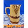 Image 5 : Medalta Potteries Pitcher (Dutch House / Windmill) (7-1/8"H) (SEE PICS!)
