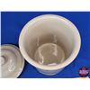 Image 7 : Medalta Potteries Crock with Lid 1/4 Gallon (Measures with Lid 6-1/2"H x 5-1/4"Dia) (SEE PICS!)