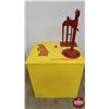 Image 4 : Restored Gilbert & Barker Mfg. Co. Service Station Oil Lubester (Self Measuring Pump) "RED HEAD" Dec