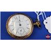 Image 2 : Pocket Watch : Hampton Watch Co. (c.1899) (Size 18 / 15 Jewel) (See Consignor Tag) (SEE PICS!)