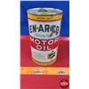 Image 1 : EN-AR-CO Motor Oil Tin "Canadian Oil Companies Limited" (7"H x 4"Dia) (SEE PICS!)
