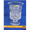 Image 2 : Crystal Pedestal Hurricane Vase (9"H) (SEE PICS!)