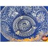 Image 3 : Crystal Pinwheel Footed Fruit Bowl (4-1/4"H x 8-3/4"Dia) (SEE PICS!)