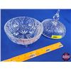 Image 2 : Clear Glass Footed Candy Dish w/Lid (8"H) (SEE PICS!)
