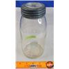 Image 6 : Mason Jar "BEAVER" Quart (8-1/2"H) (SEE PICS!)