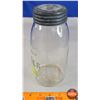 Image 7 : Mason Jar "BEAVER" Quart (8-1/2"H) (SEE PICS!)