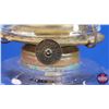 Image 6 : Coal Oil Pedestal Lamp "Princess Feather" (P&A Burner) (19-1/4"H) (SEE PICS!)