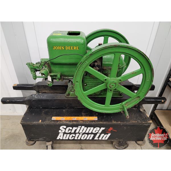 JOHN DEERE Pump Motor 1-1/2HP Type E (20"H) (S/N#307795) (SEE PICS & VIDEO !)