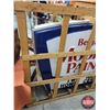 Image 9 : Benjamin Moore Paints - Double Sided Light Up Dealer Sign "Two Hills Home Centre" (In Crate) (54-3/4