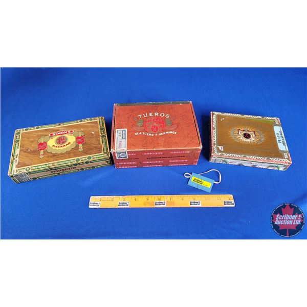 Cigar Boxes (3): Simon's; Tueros; Pedro Montero (SEE PICS!)
