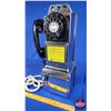 Image 2 : "Automatic Electric Company" Rotary Pay Phone (Nickel Plated) "Edmonton Telephones" (18-1/2"H) (SEE 