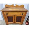 Image 1 : Washstand Cupboard (33"H x 33"W x 17"D) (SEE PICS!)
