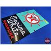 Image 7 : Reproduction Pump Sign "TEXACO Marine White GASOLINE" (18"H x 12"W) (Heavy) (SEE PICS!)