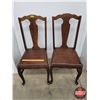 Image 1 : Dining Chairs (2) (39"H x 18"W x 20"D) (SEE PICS!)
