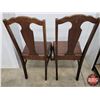 Image 3 : Dining Chairs (2) (39"H x 18"W x 20"D) (SEE PICS!)