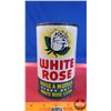 Image 5 : OIL TIN: WHITE ROSE ULTRA MOTOR OIL (6-1/2"H x 4"Dia) (SEE PICS!)