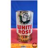 Image 4 : OIL TIN: WHITE ROSE ULTRA MOTOR OIL (6-1/2"H x 4"Dia) (SEE PICS!)