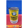 Image 1 : OIL TIN: WHITE ROSE Transmission Fluid (FULL) (6-1/2"H x 4"Dia) (SEE PICS!)