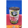 Image 1 : OIL TIN: WHITE ROSE ULTRA MOTOR OIL (6-1/2"H x 4"Dia) (SEE PICS!)