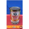Image 1 : OIL TIN: WHITE ROSE ULTRA MULTI-GRADE MOTOR OIL (6-1/2"H x 4"Dia) (SEE PICS!)