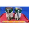 Image 3 : OIL TINS (2): QUAKER STATE Motor Oil (6-1/2"H x 4"Dia) (SEE PICS!)
