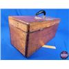 Image 11 : Vintage Wooden Tackle Box with Contents (Tackle : Spoons, Jigs, Hooks, etc) (Box Measures: 9"H x 18"