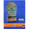 Image 1 : Matchbox Holder "Pioneer Co-op Assn Ltd." (5-1/2"H x 3"W x 3"D) (SEE PICS!)