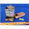 Image 6 : Matchbox Holder "F. CHMILAR General Store" (5-1/2"H x 3"W x 3"D) (SEE PICS!)