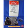 Image 1 : Enjoy Coca-Cola Menu Board with Black Interchangeable Letters/Numbers/Characters (23-1/2"H x 14"W) (