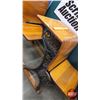 Image 5 : Antique Cast Frame Schoolhouse Desks (3) (Stamped "MINNEAPOLIS, CAST CO") (26"H) (SEE PICS!)