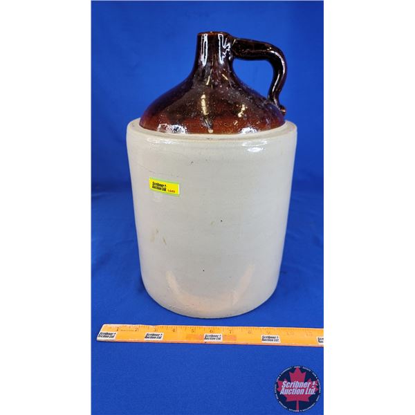 Stoneware Crock Jug (14-1/2"H x 9"Dia) (SEE PICS!)