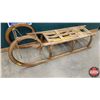 Image 1 : Vintage Wooden Sledge / Pack Sleigh (19"H x 16"W x 54"D) (SEE PICS!)