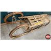 Image 2 : Vintage Wooden Sledge / Pack Sleigh (19"H x 16"W x 54"D) (SEE PICS!)