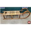 Image 4 : Vintage Wooden Sledge / Pack Sleigh (19"H x 16"W x 54"D) (SEE PICS!)