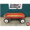 Image 2 : Red Wagon (14-1/2"H x 17-1/2"W x 36"D Measured without Handle) (SEE PICS!)