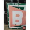 Image 8 : Large B-A SERVICE PRODUCTS Single Side Enamel Sign (Very Heavy) (in Frame) (36"H x 66"W) (SEE PICS!)