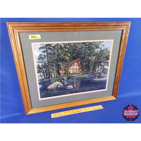 Framed Print "Freedom's Promise" by Kim Norlien (18-1/2"H x 22-1/2"W) (SEE PICS!)