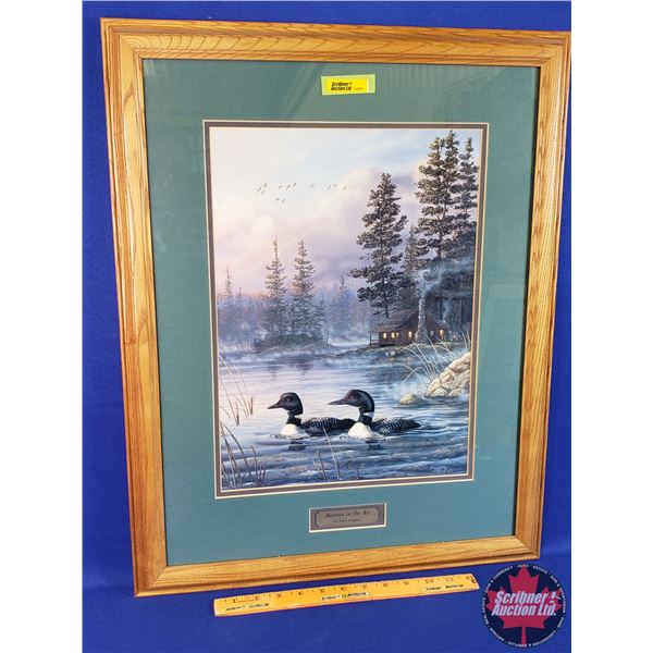 Framed Print "Autumn in the Air" by Terry Doughty (25"H x 19-1/2"W) (SEE PICS!)