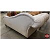 Image 6 : Victorian Style Tufted Chaise Lounge (34"H x 76"W x 28-1/2"D) (SEE PICS!)